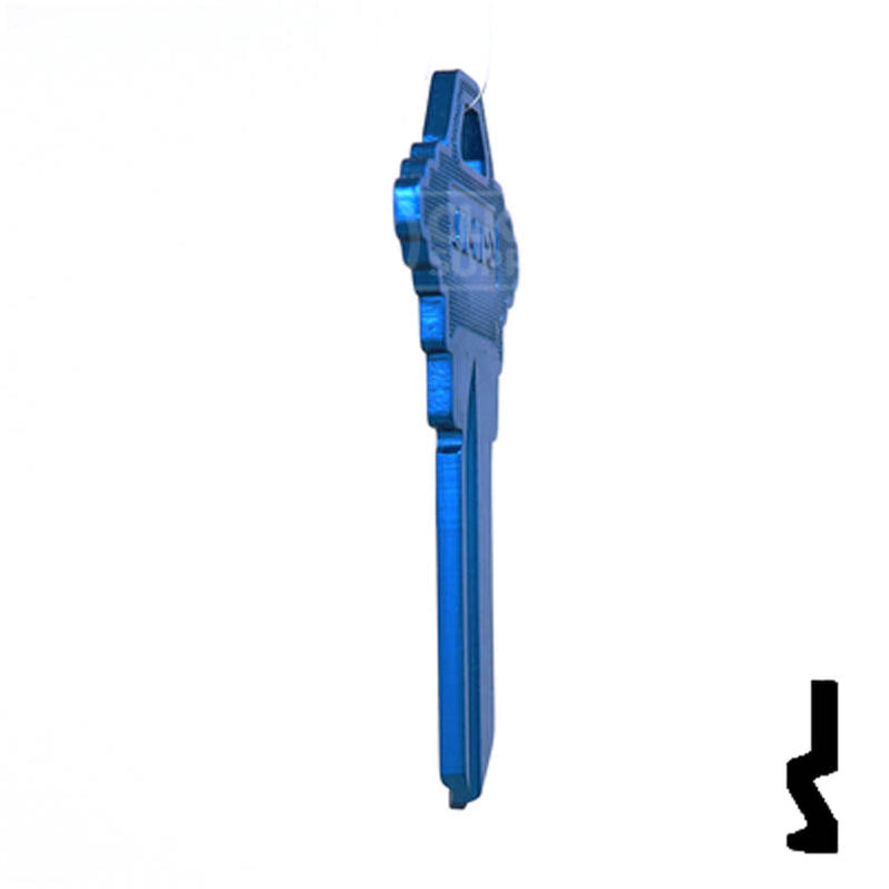 Solid Blue Sc1 Key Uncut Aluminum Key Blank | Schlage SC1 | Blue