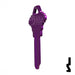 Uncut Aluminum Key Blank | Schlage SC1 | Lilac Residential-Commercial Key JMA USA