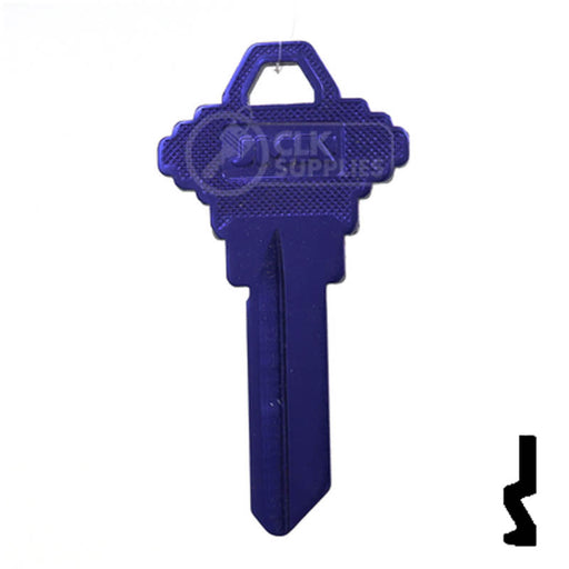 Uncut Aluminum Key Blank | Schlage SC1 | Purple Residential-Commercial Key JMA USA