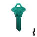 Uncut Aluminum Key Blank | Schlage SC1 | Turquoise Residential-Commercial Key JMA USA
