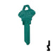 Uncut Aluminum Key Blank | Schlage SC1 | Turquoise Residential-Commercial Key JMA USA