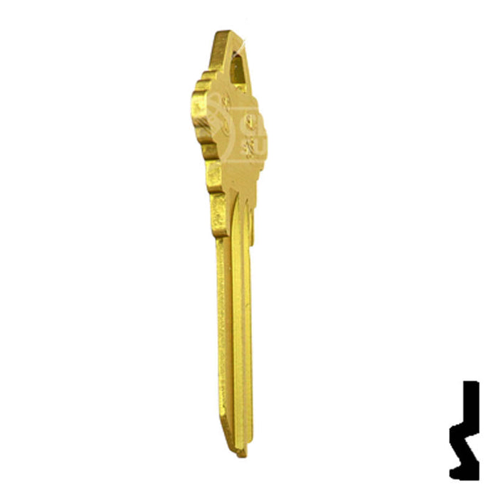 Uncut Aluminum Key Blank | Schlage SC1 | Yellow Residential-Commercial Key JMA USA