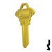 Uncut Aluminum Key Blank | Schlage SC1 | Yellow Residential-Commercial Key JMA USA