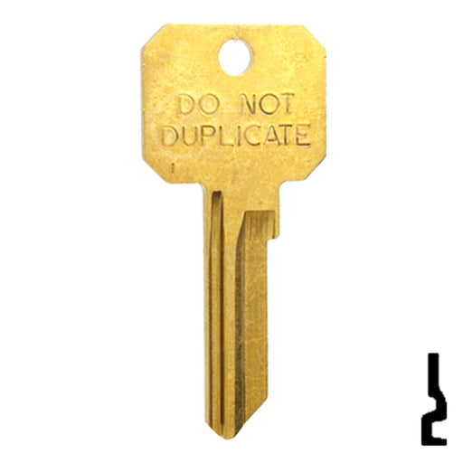 Uncut DND Key Blank | Dexter | DE6-DND, D1054K Residential-Commercial Key Ilco