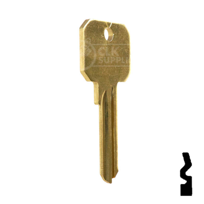 Uncut DND Key Blank | Ruswwin | RU46 Residential-Commercial Key Ilco