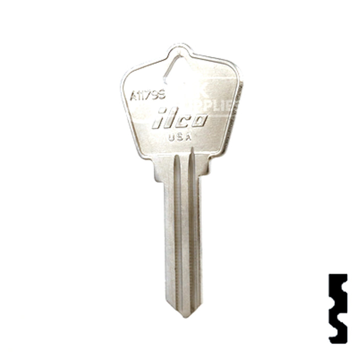 Uncut Key Blank | Arrow | A1179S Residential-Commercial Key Ilco