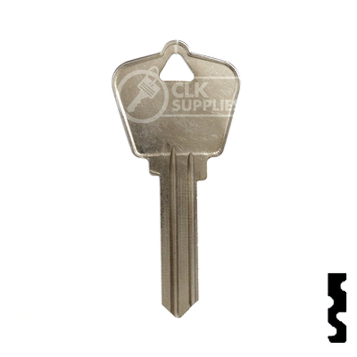 Uncut Key Blank | Arrow | A1179S Residential-Commercial Key Ilco