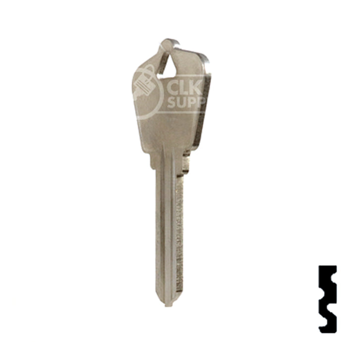 Uncut Key Blank | Arrow | A1179S Residential-Commercial Key Ilco