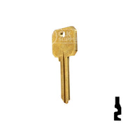 Uncut Key Blank | Arrow Keyway | DND-AR4-BR Residential-Commercial Key Ilco