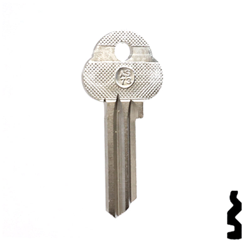 Uncut Key Blank | ASSA | AS73 Residential-Commercial Key Ilco