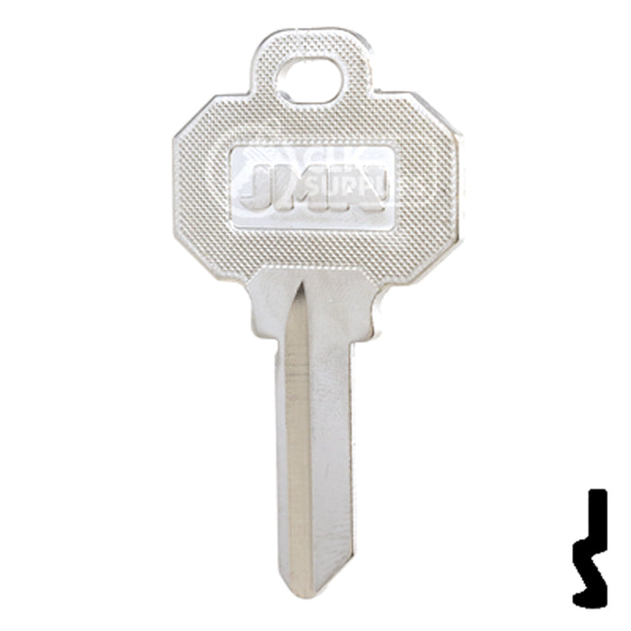 Uncut Key Blank | Baldwin | BW2-NP, 1510, BAL-2 Residential-Commercial Key JMA USA