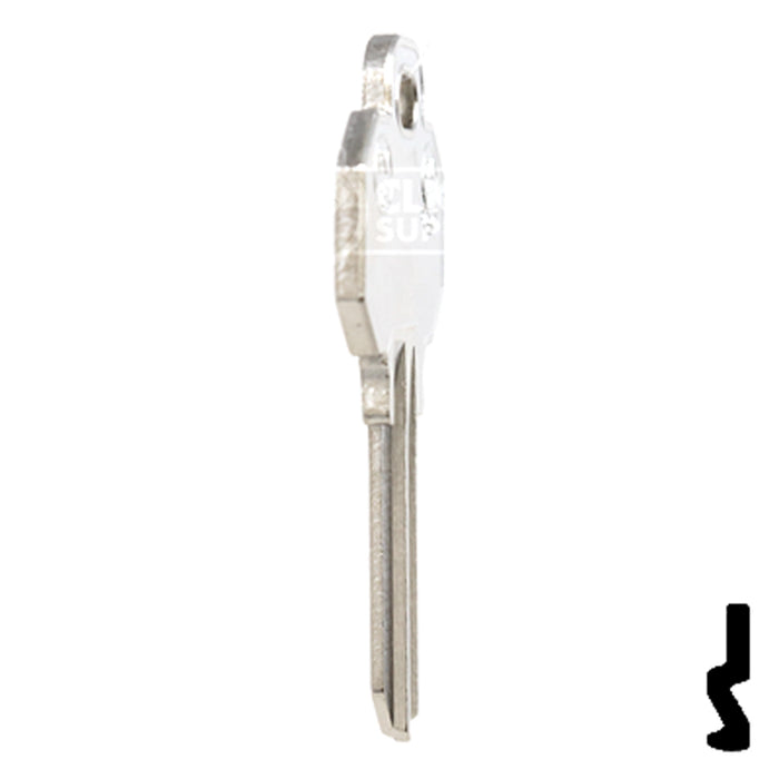 Uncut Key Blank | Baldwin | BW2-NP, 1510, BAL-2 Residential-Commercial Key JMA USA