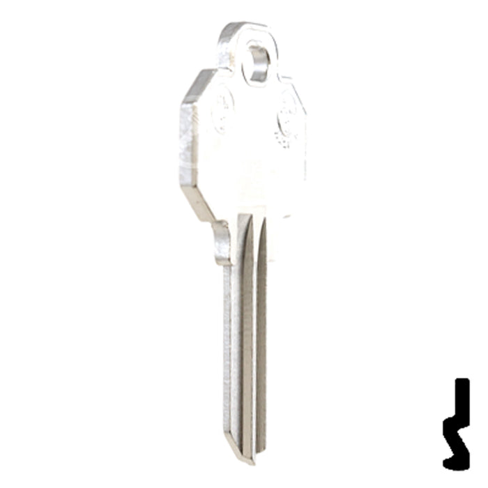 Uncut Key Blank | Baldwin | BW2-NP, 1510, BAL-2 Residential-Commercial Key JMA USA