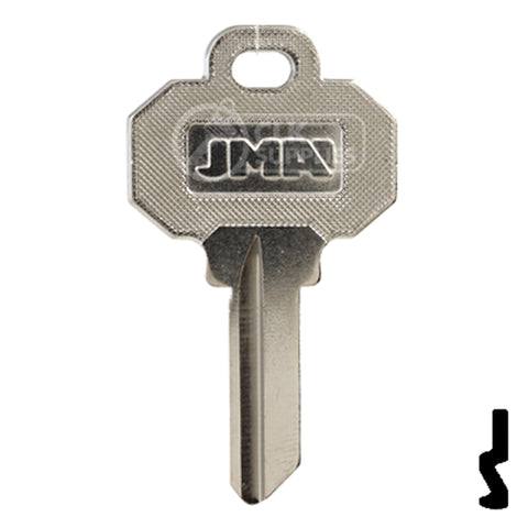 Uncut Key Blank | Baldwin | BW2-NP, 1510, BAL-2