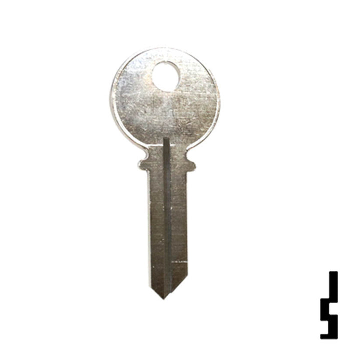 Uncut  Key Blank | Clinton | 1023, CL1 Residential-Commercial Key Ilco