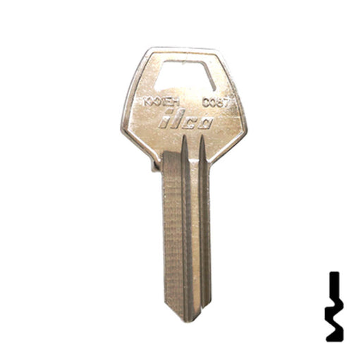 Uncut Key Blank | Corbin | 1001EH, CO87 Residential-Commercial Key Ilco