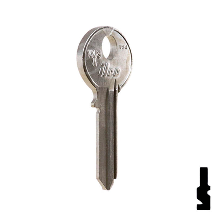 Uncut Key Blank | Corbin | 1003A Residential-Commercial Key Ilco