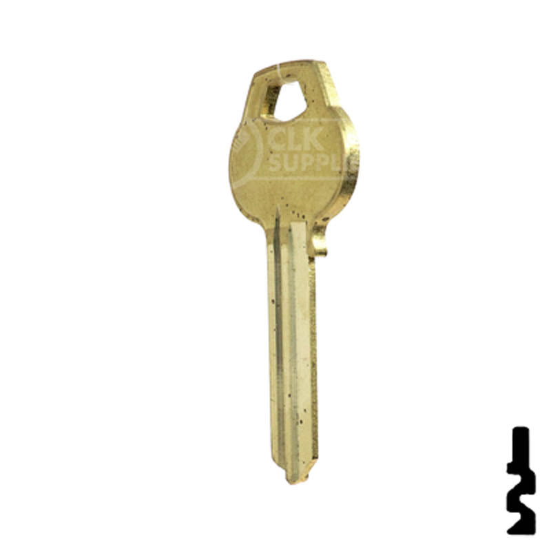 Uncut Key Blank | Corbin | A1001D2, CO108 Residential-Commercial Key Ilco