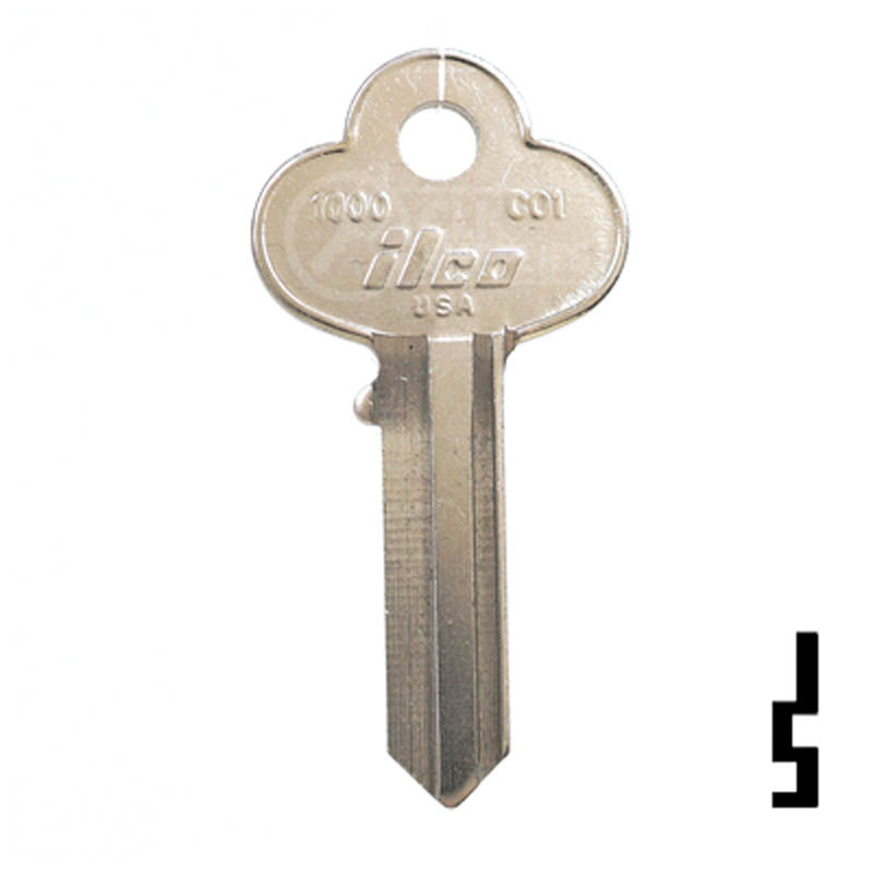 Uncut Key Blank | Corbin Russwin | CO1 — CLK Supplies