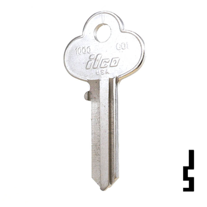 Uncut Key Blank | Corbin | CO1 Residential-Commercial Key Ilco