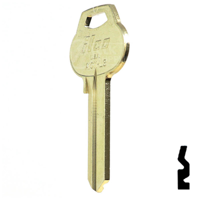 Uncut Key Blank | Corbin Russwin | A1011-L3 Residential-Commercial Key Ilco