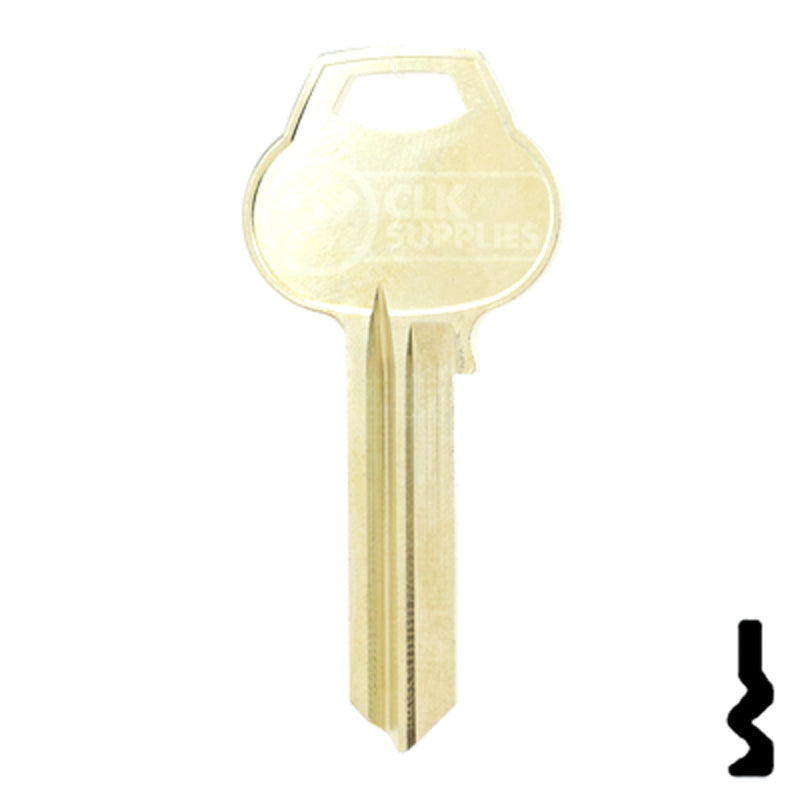 Uncut Key Blank | Corbin Russwin | A1012-59AD Residential-Commercial Key Ilco