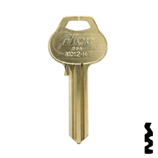 Uncut Key Blank | Corbin Russwin | A1012-H7 Residential-Commercial Key Ilco