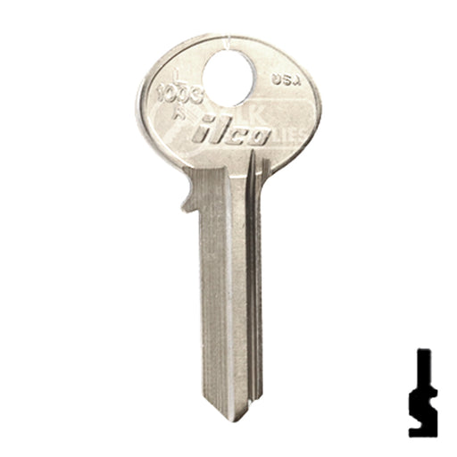 Uncut Key Blank | Corbin Russwin, CCL | L1003A, CCL8687C-R1 Residential-Commercial Key Ilco