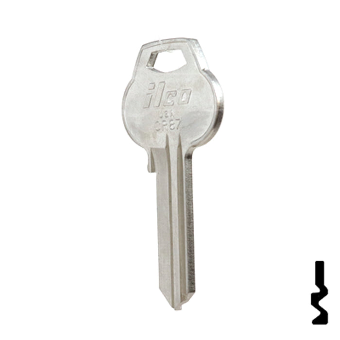 Uncut Key Blank | Corbin Russwin | CR87 Residential-Commercial Key Ilco