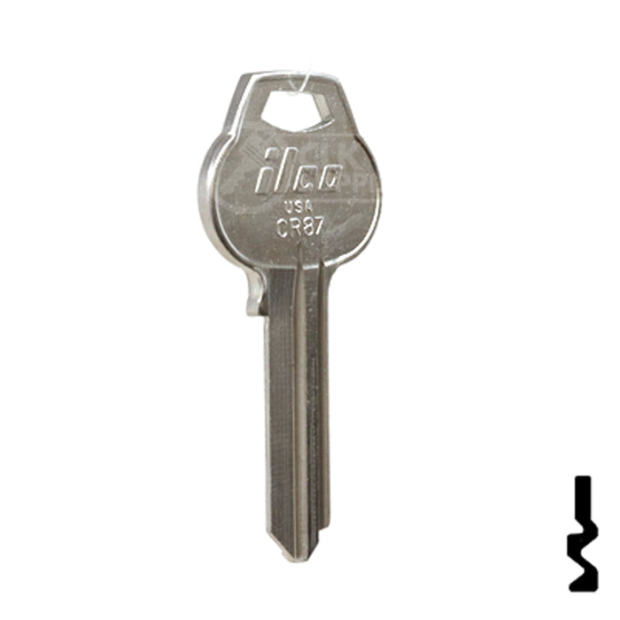 Uncut Key Blank | Corbin Russwin | CR87 Residential-Commercial Key Ilco
