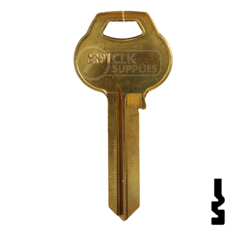 Uncut Key Blank | Corbin Russwin | CR91 Residential-Commercial Key Ilco
