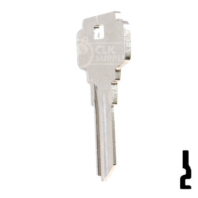 Uncut  Key Blank | Dexter | 1054KD, DE1 Residential-Commercial Key Ilco