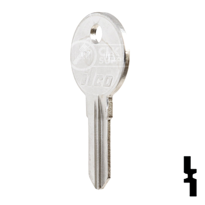 Uncut Key Blank | Dominion | L4RM Residential-Commercial Key Ilco