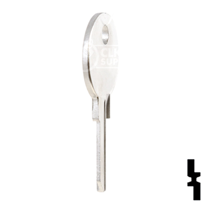 Uncut Key Blank | Dominion | L4RM Residential-Commercial Key Ilco