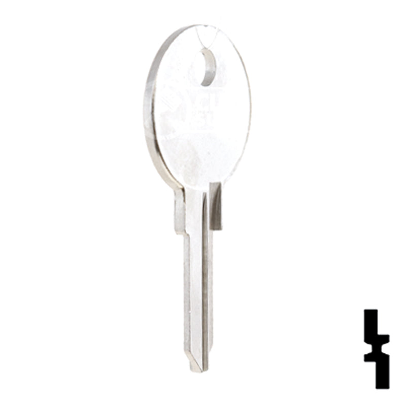Uncut Key Blank | Dominion | L4RM Residential-Commercial Key Ilco
