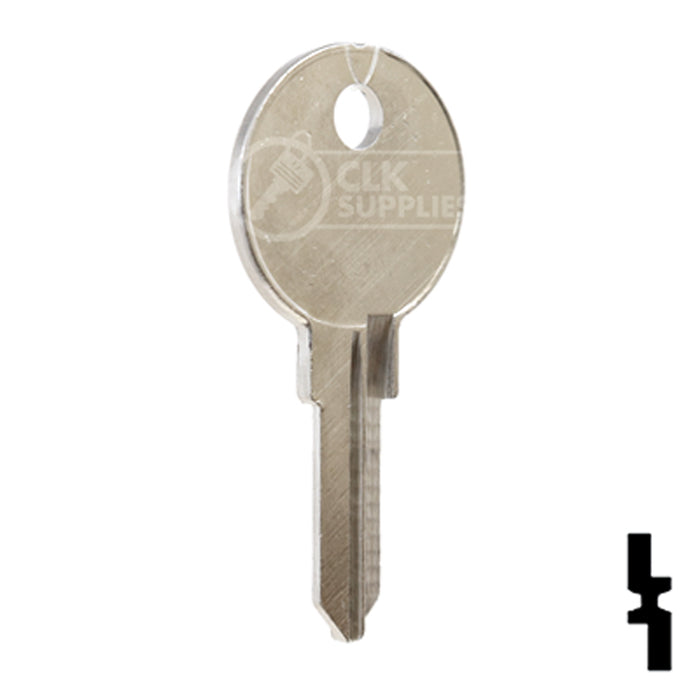 Uncut Key Blank | Dominion | L4RM Residential-Commercial Key Ilco