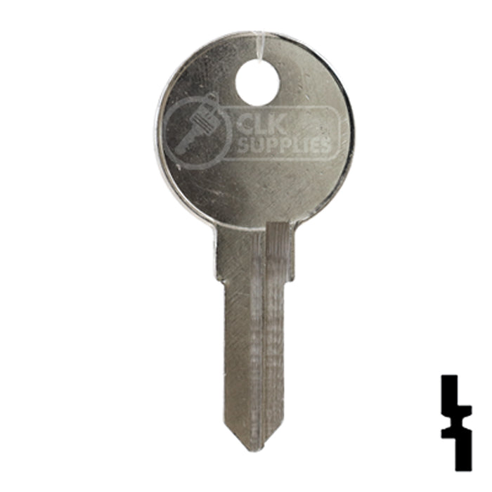 Uncut Key Blank | Dominion | L4RM Residential-Commercial Key Ilco