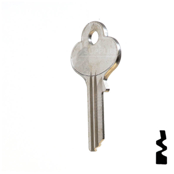 Uncut Key Blank | Eagle | 1014DX Residential-Commercial Key Ilco