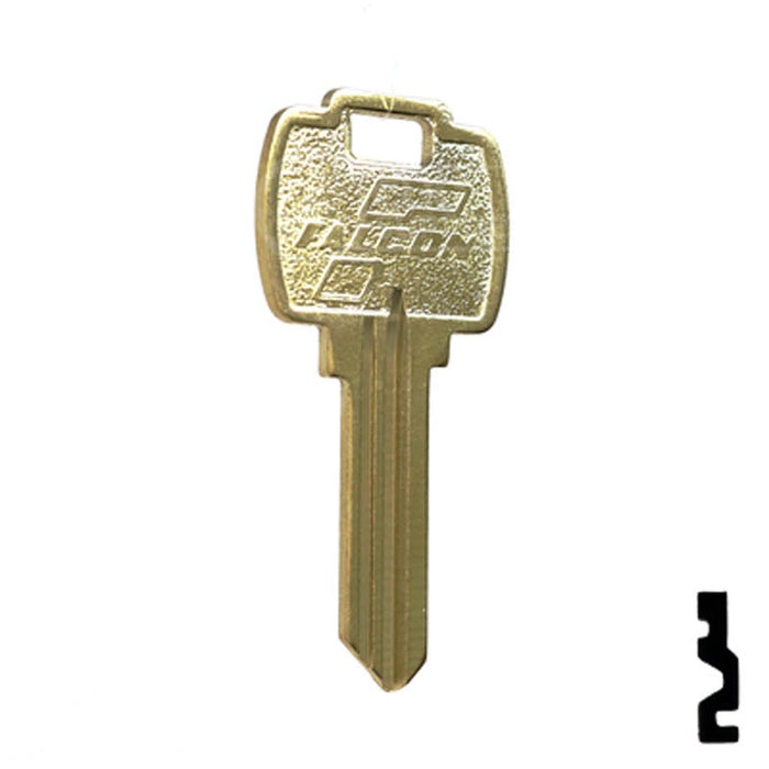 Uncut Key Blank | Falcon | 1054WD Residential-Commercial Key Ilco
