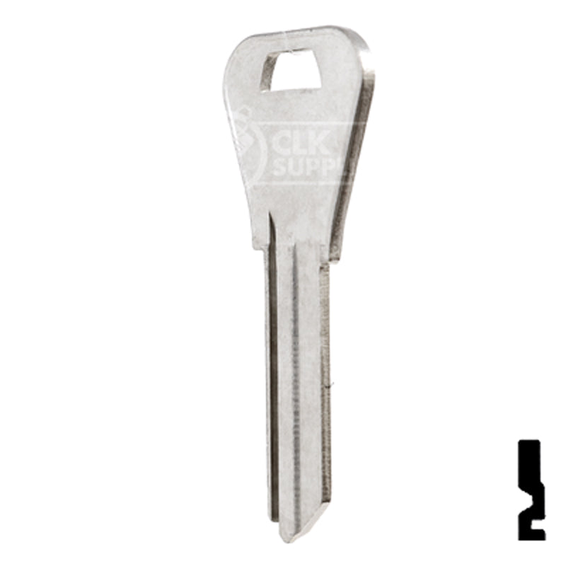 Uncut Key Blank | Falcon | A1054WB, WR4 — CLK Supplies