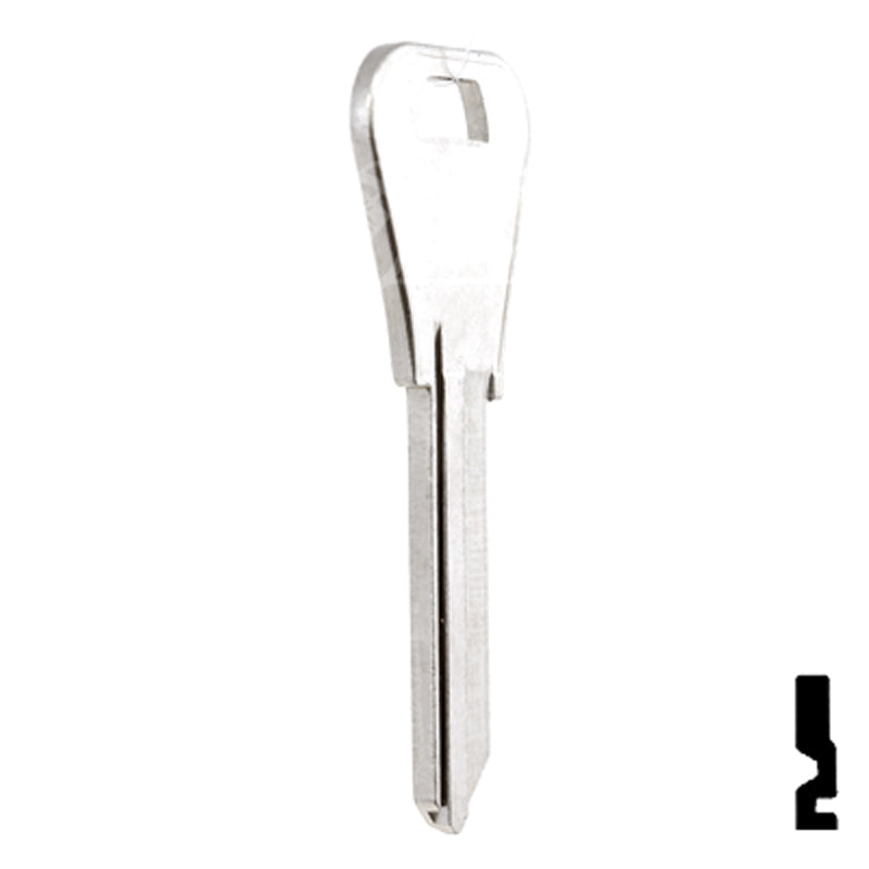 Uncut Key Blank | Falcon | A1054WB, WR4 — CLK Supplies