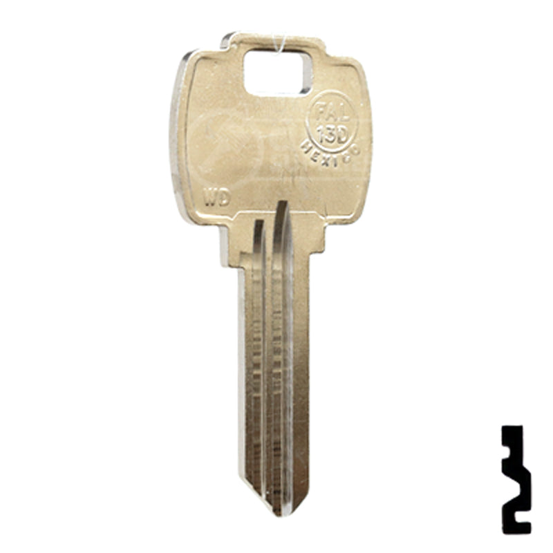 Uncut Key Blank | Falcon | FAL-13D, 1054WD — CLK Supplies