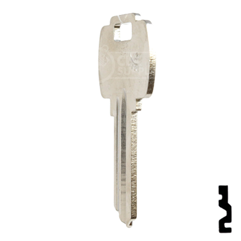 Uncut Key Blank | Falcon | FAL-13D, 1054WD — CLK Supplies