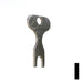 Uncut Key Blank | Flat Switch | 1425 Residential-Commercial Key Ilco