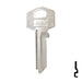 Uncut Key Blank | Harloc, Tesa | TE-7D, HR2 Residential-Commercial Key JMA USA