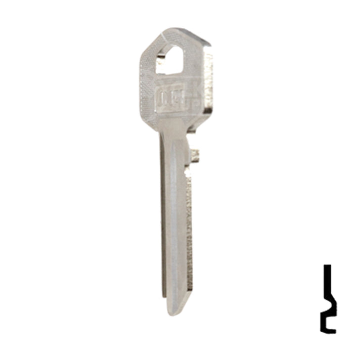 Uncut Key Blank | Harloc, Tesa | TE-7D, HR2 Residential-Commercial Key JMA USA