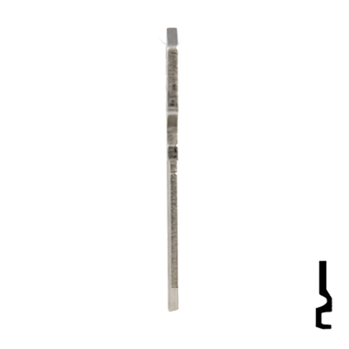 Uncut Key Blank | Harloc, Tesa | TE-7D, HR2 Residential-Commercial Key JMA USA