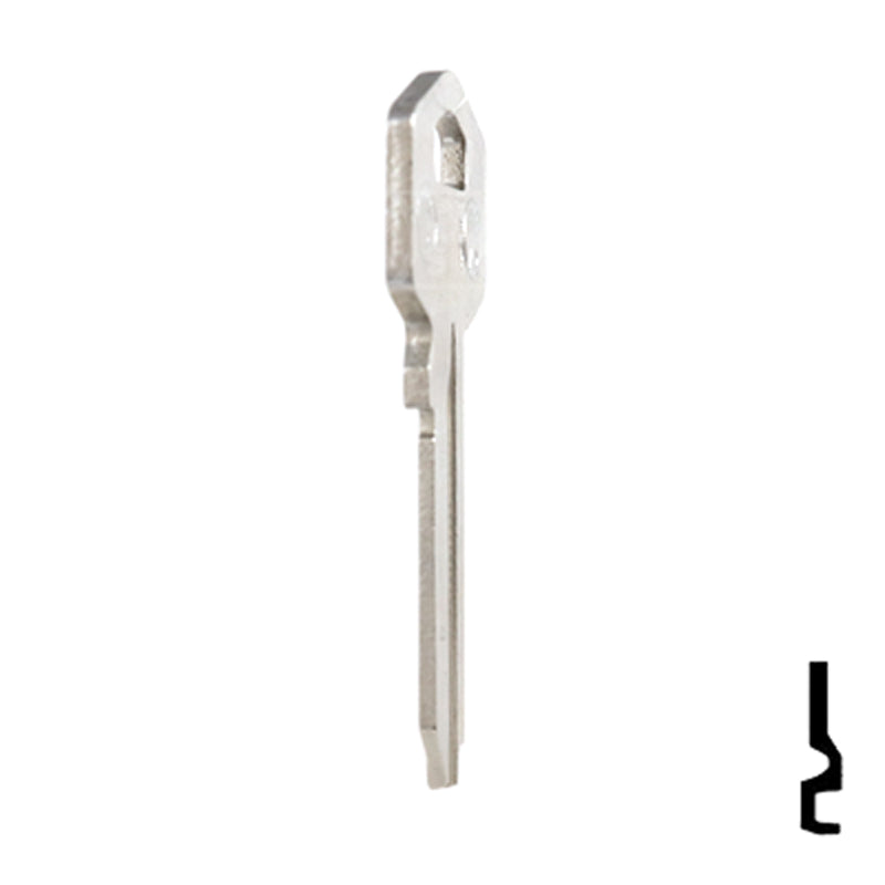 Uncut Key Blank | Harloc, Tesa | TE-7D, HR2 Residential-Commercial Key JMA USA