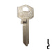 Uncut Key Blank | Harloc, Tesa | TE-7D, HR2 Residential-Commercial Key JMA USA
