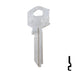 Uncut Key Blank | Harloc, Tesa | TE-7D, HR2 Residential-Commercial Key JMA USA